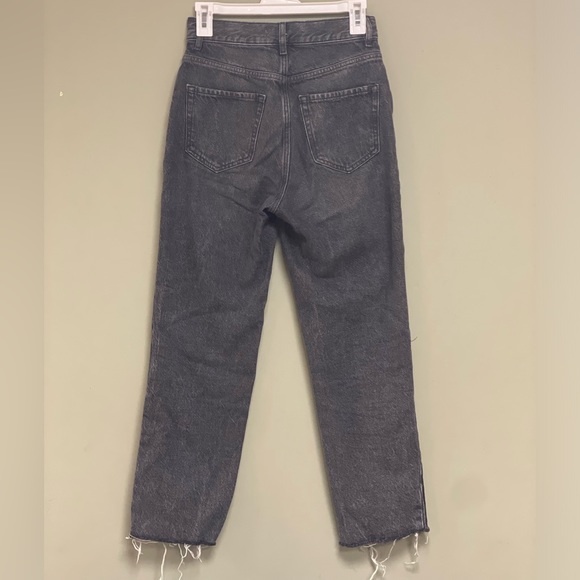 Pacsun High Waisted Straight Leg Black Jeans - Picture 4 of 5